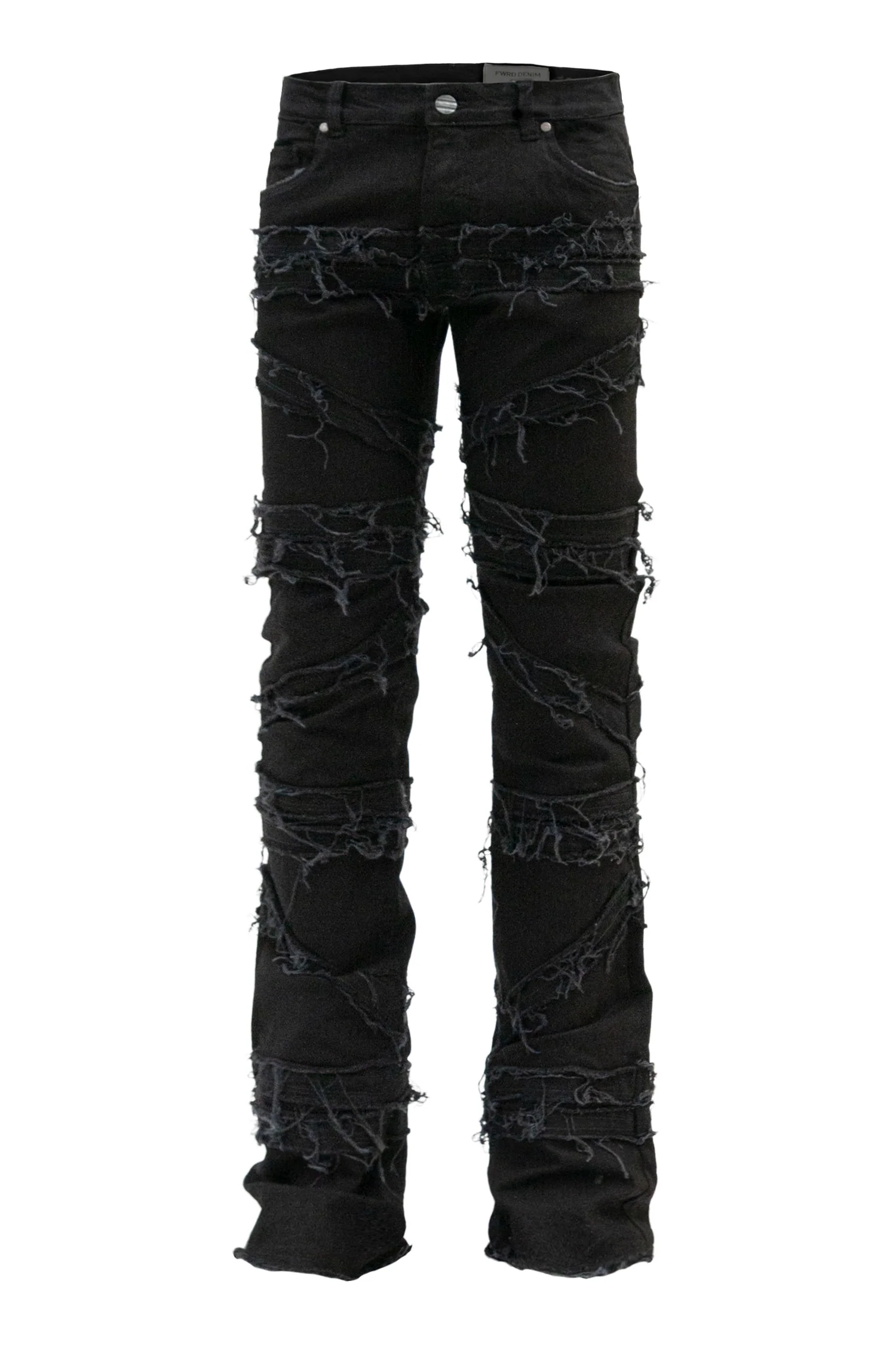 Men's Stacked Crossover Denim Jeans - Image 6
