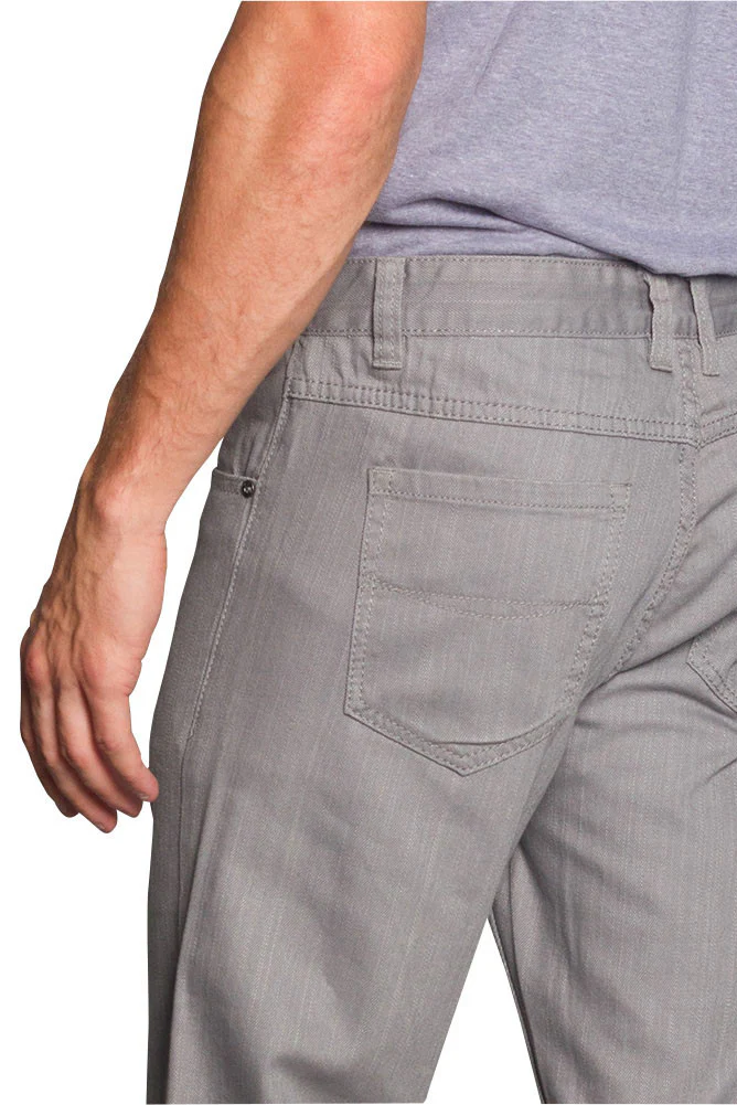 Men's Straight Fit Colored Denim Jeans (Grey) - Image 4