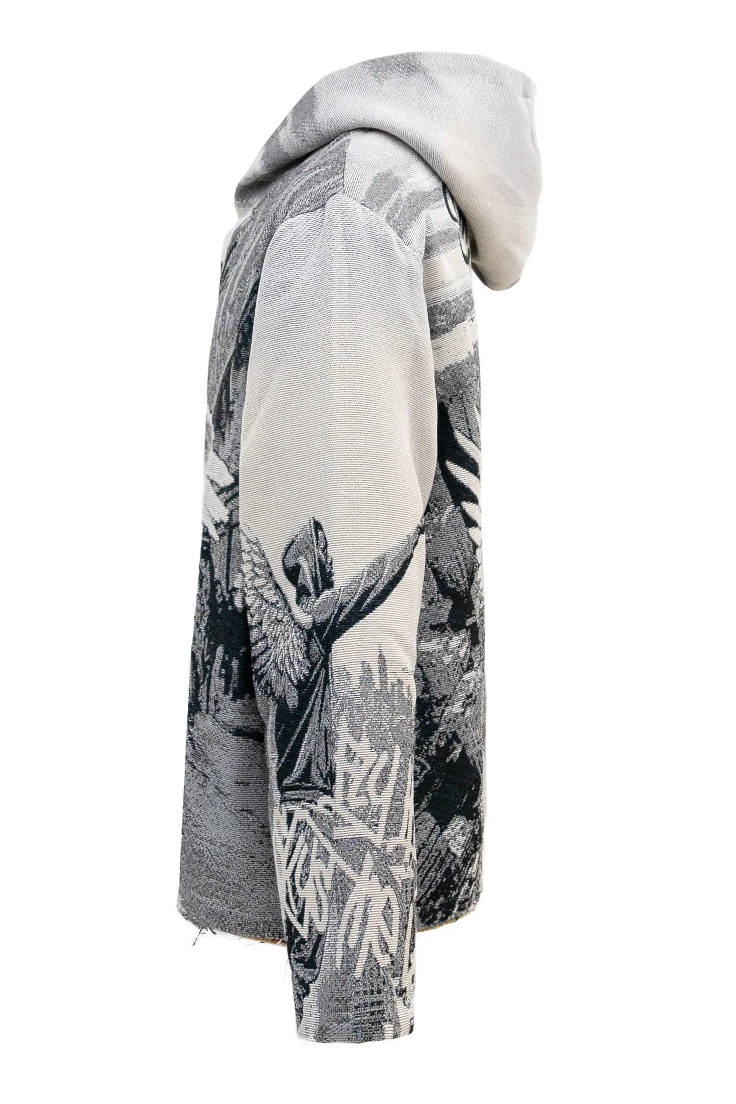 Men's Street Angel Tapestry Jacquard Long Sleeve Hoodie - Image 3
