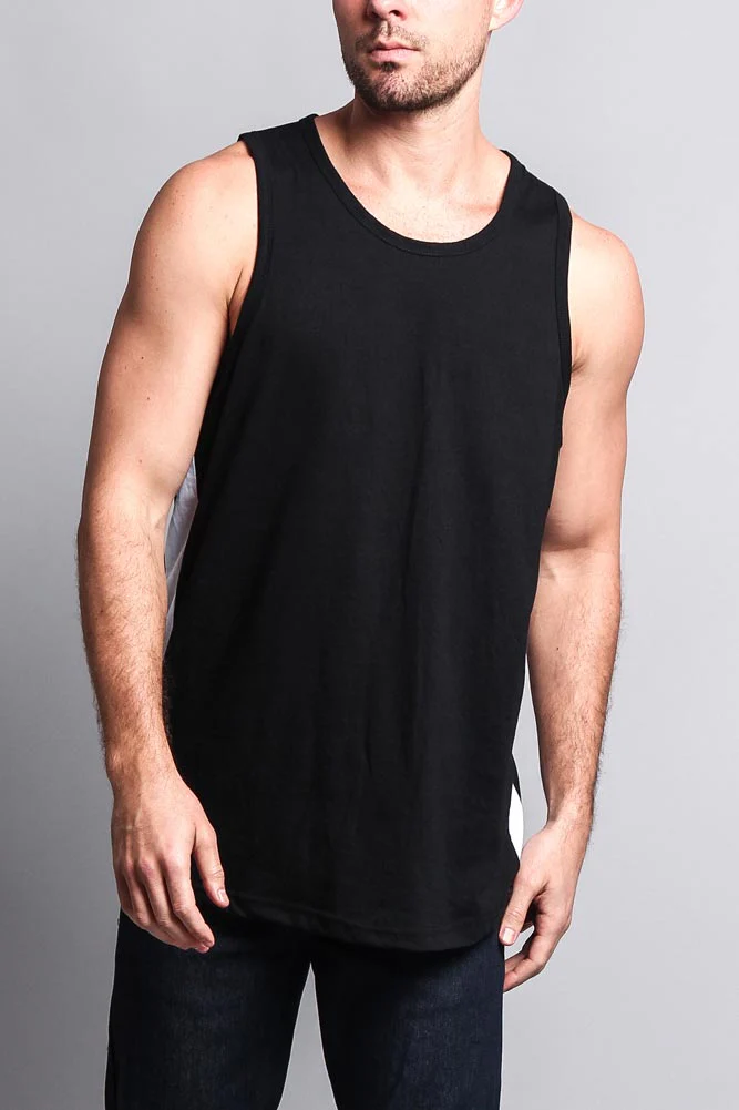 Men's Tank Top with Accent Band - Image 17