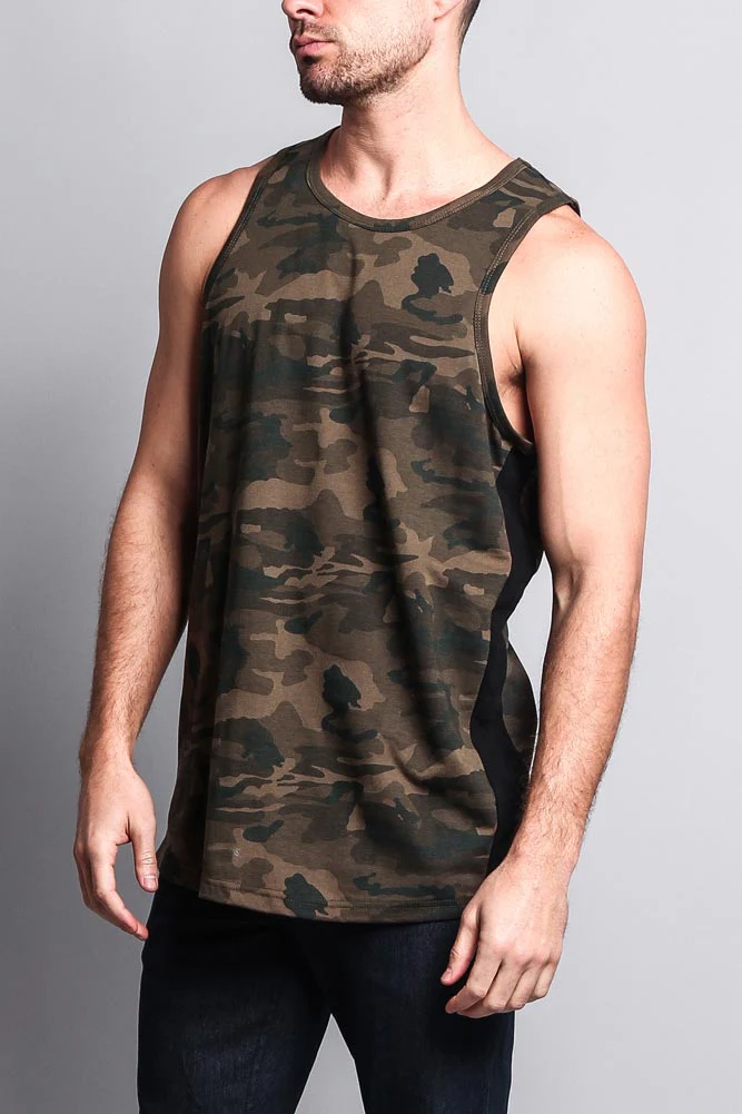 Men's Tank Top with Accent Band - Image 19