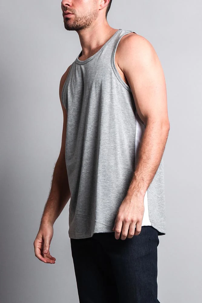 Men's Tank Top with Accent Band - Image 29