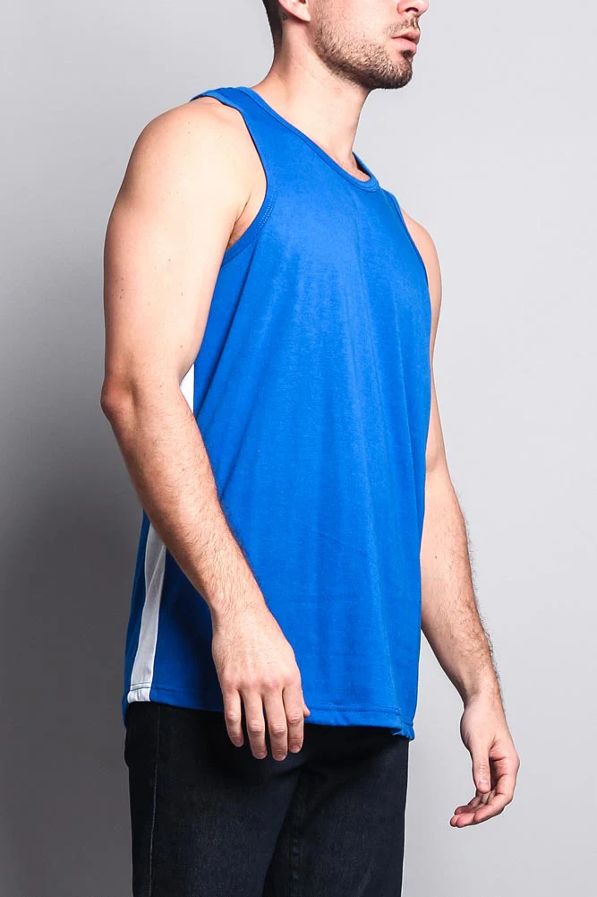 Men's Tank Top with Accent Band - Image 41