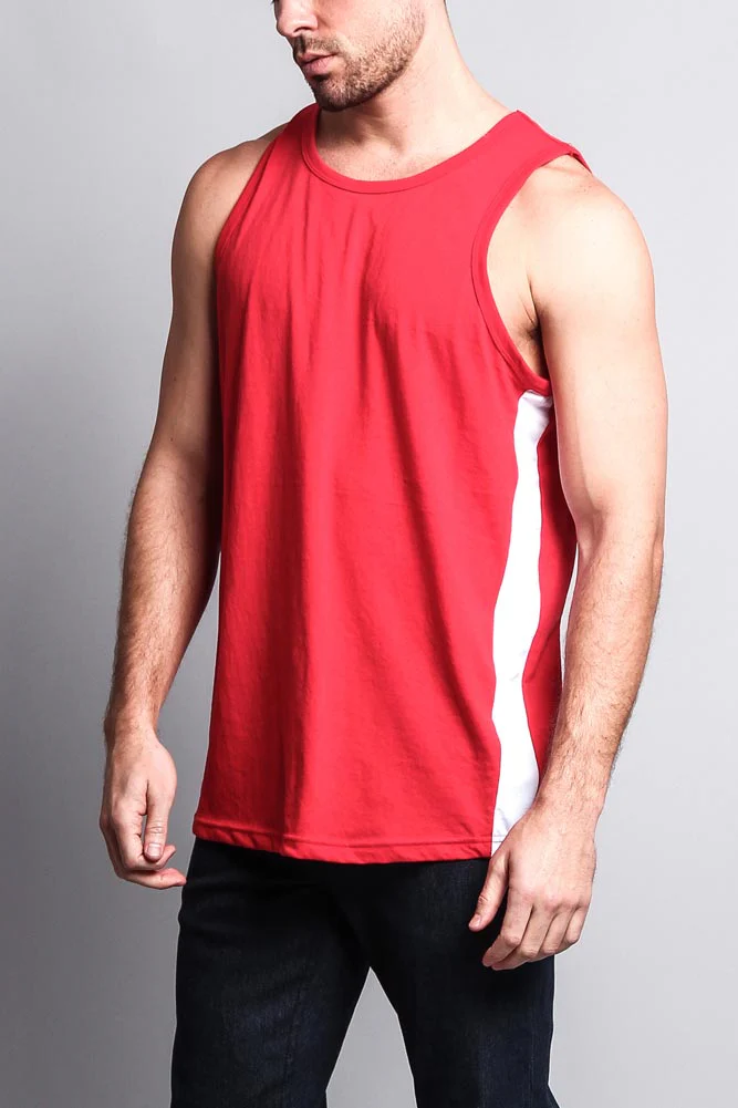 Men's Tank Top with Accent Band - Image 5