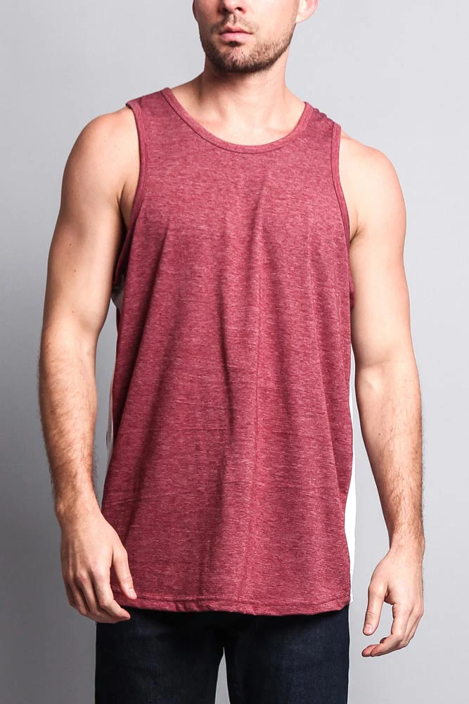 Men's Tank Top with Accent Band - Image 8