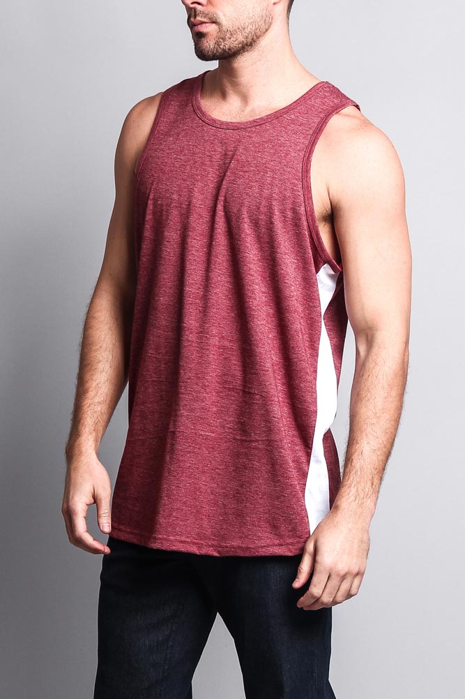 Men's Tank Top with Accent Band - Image 9