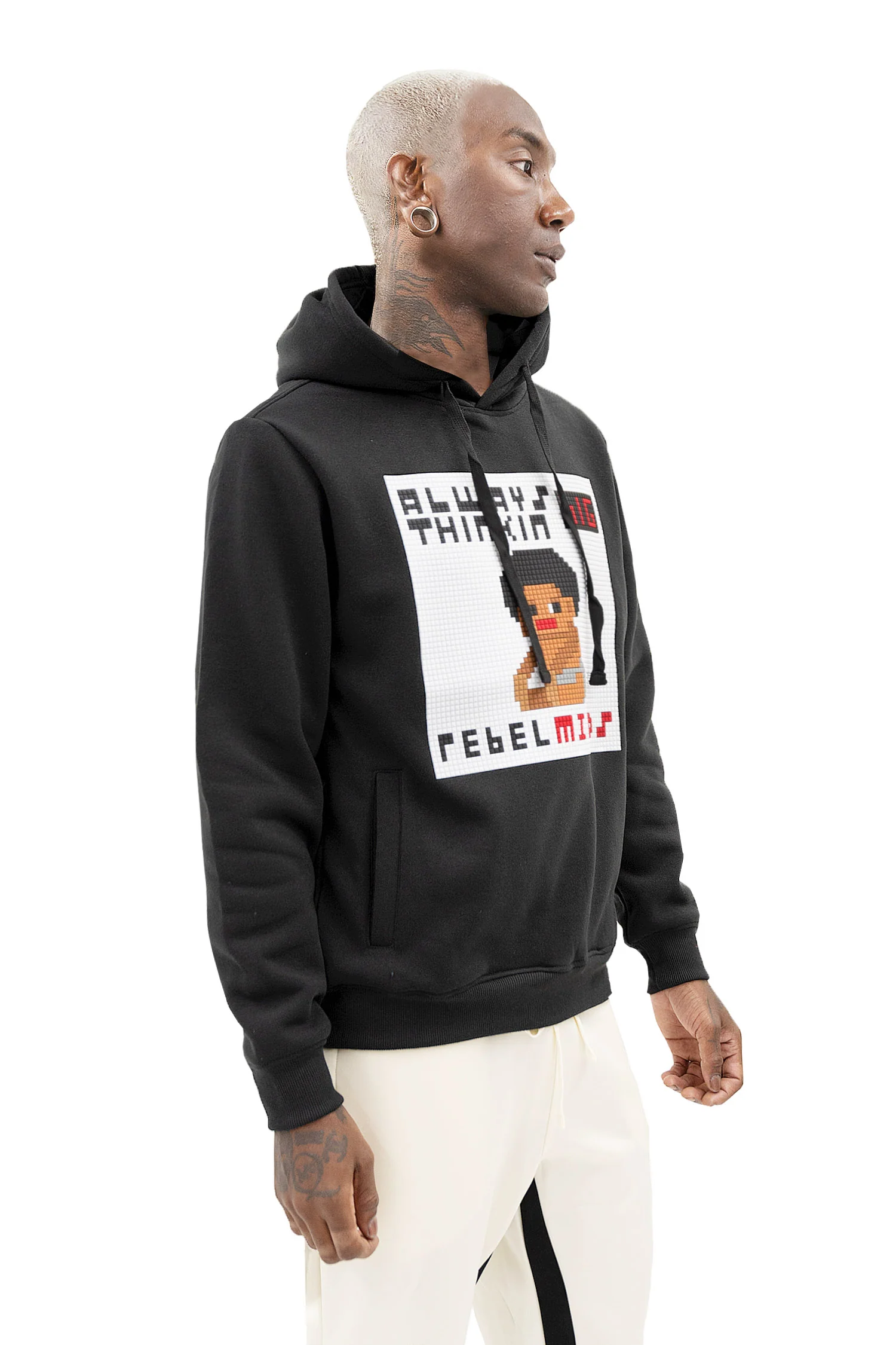Men's Thinking Big 3D Lego Print Hoodie - Image 4