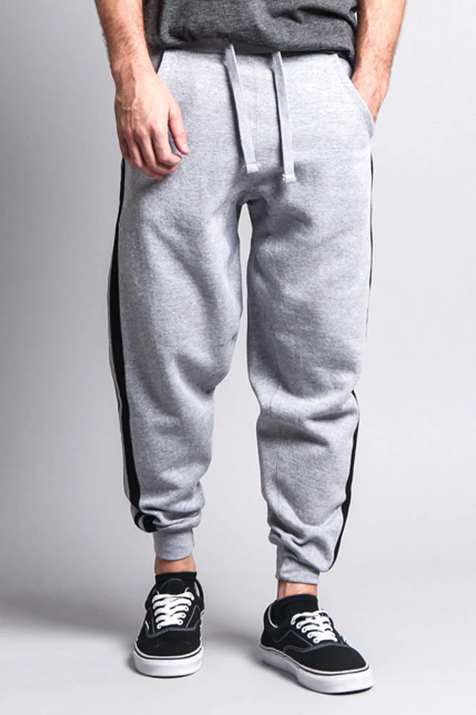 Men's Two Striped Sweatpants - Image 11