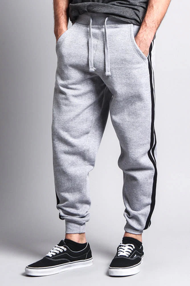 Men's Two Striped Sweatpants - Image 12