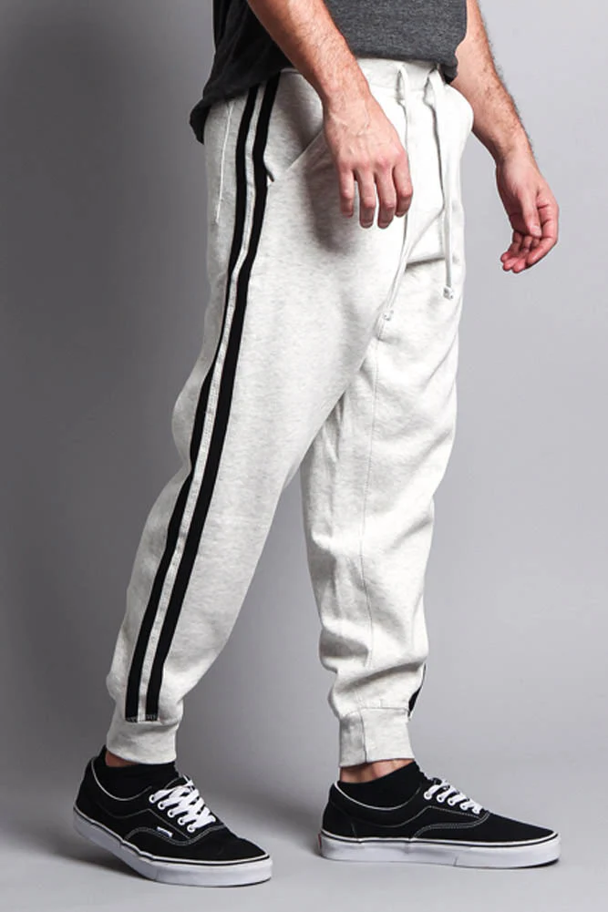 Men's Two Striped Sweatpants - Image 24