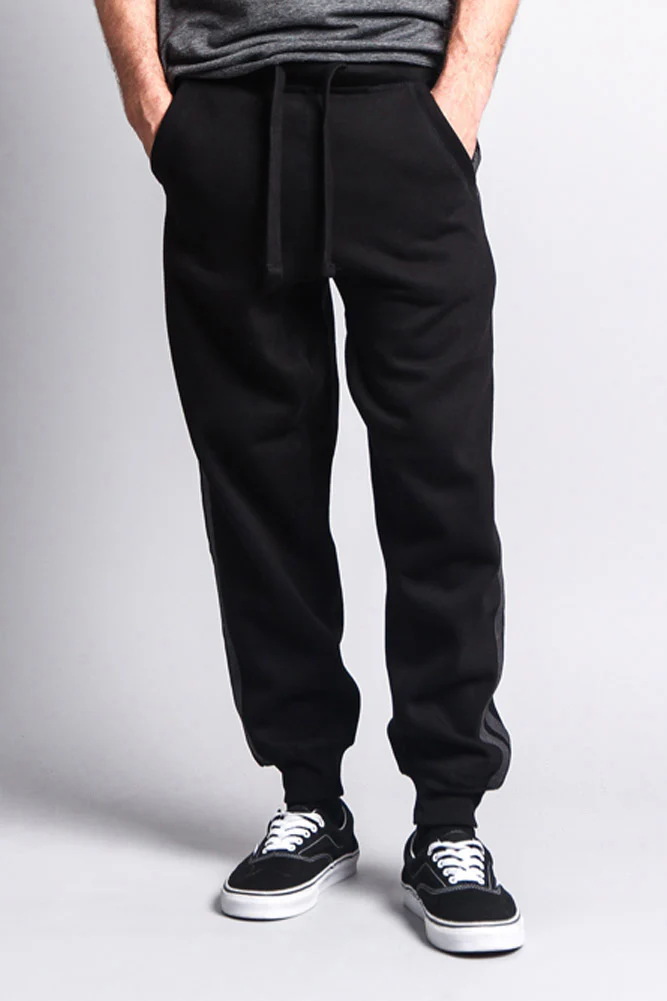 Men's Two Striped Sweatpants - Image 26