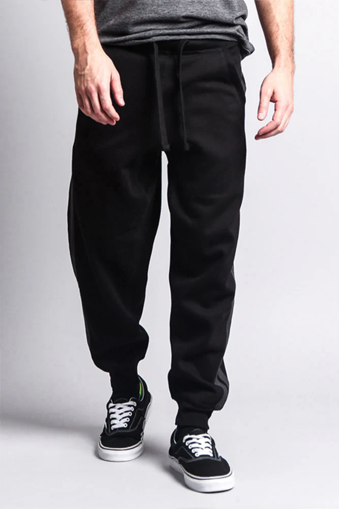 Men's Two Striped Sweatpants - Image 30