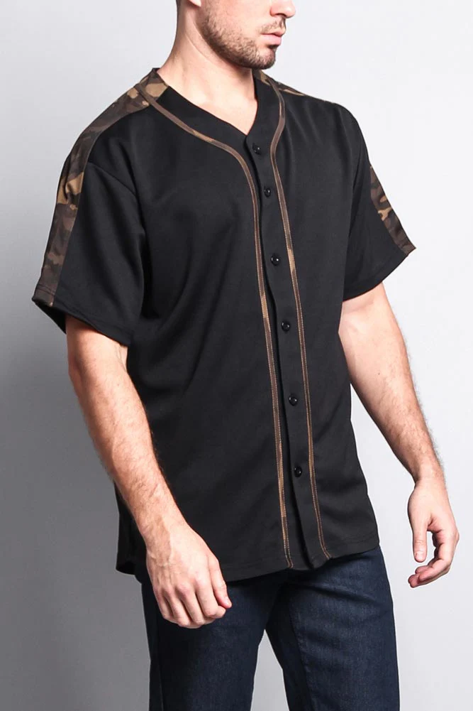 Men's Two Tone Baseball Jersey - Image 19