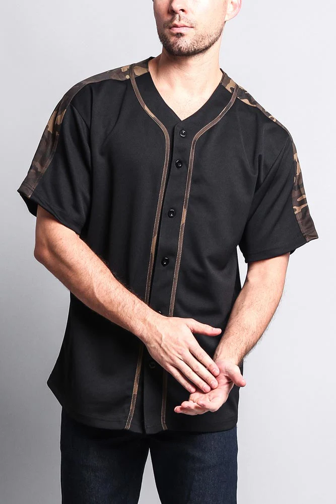 Men's Two Tone Baseball Jersey - Image 20