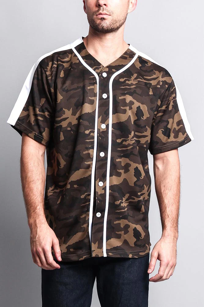 Men's Two Tone Baseball Jersey - Image 31
