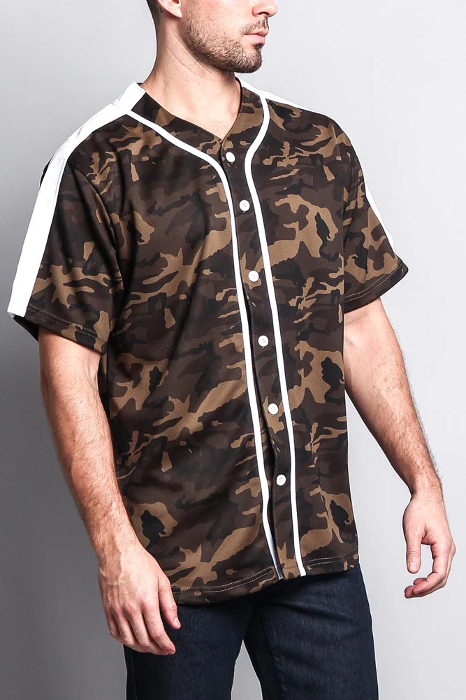 Men's Two Tone Baseball Jersey - Image 34