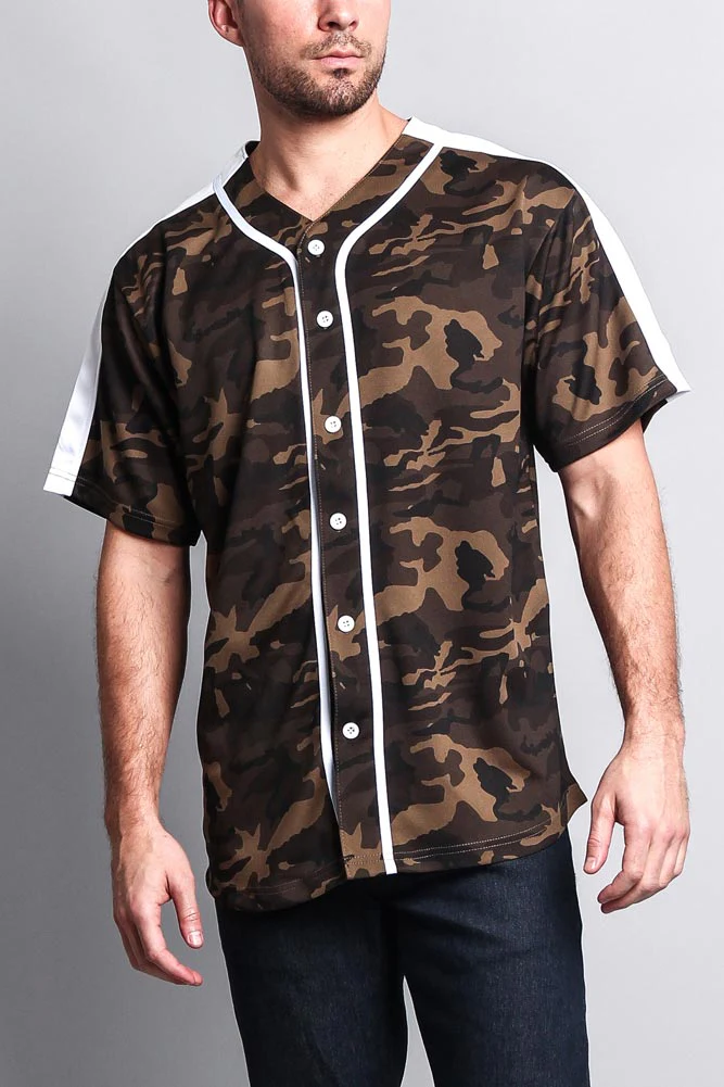 Men's Two Tone Baseball Jersey - Image 35