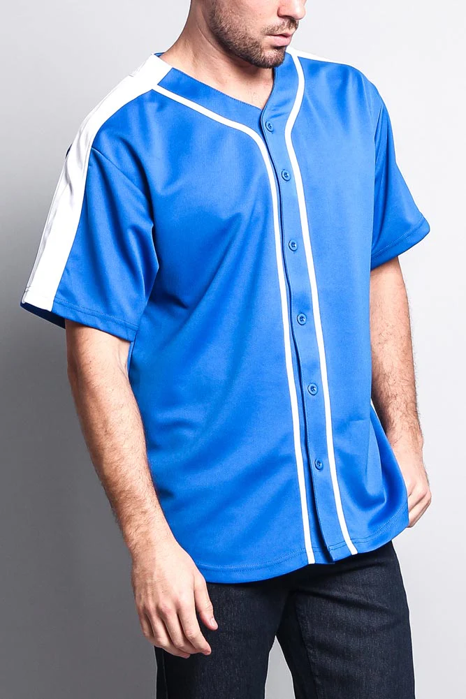 Men's Two Tone Baseball Jersey - Image 4