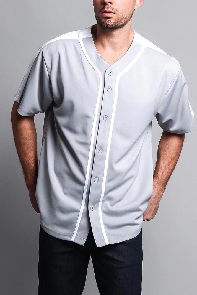 Men's Two Tone Baseball Jersey - Image 40