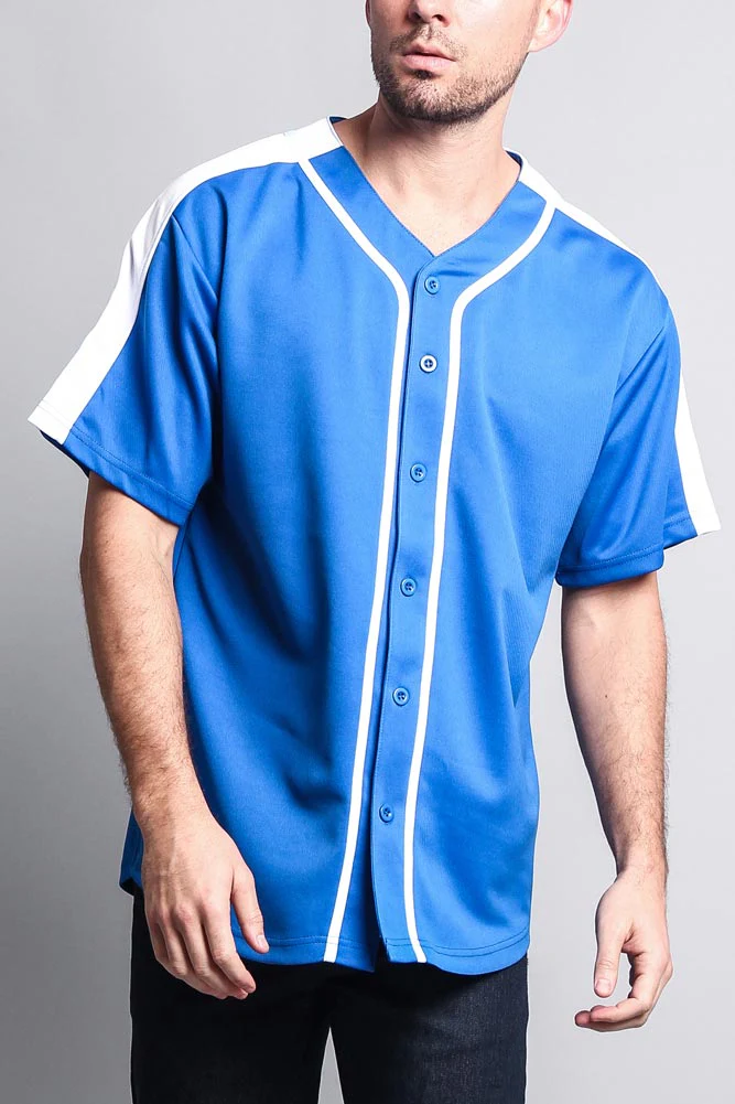 Men's Two Tone Baseball Jersey - Image 5