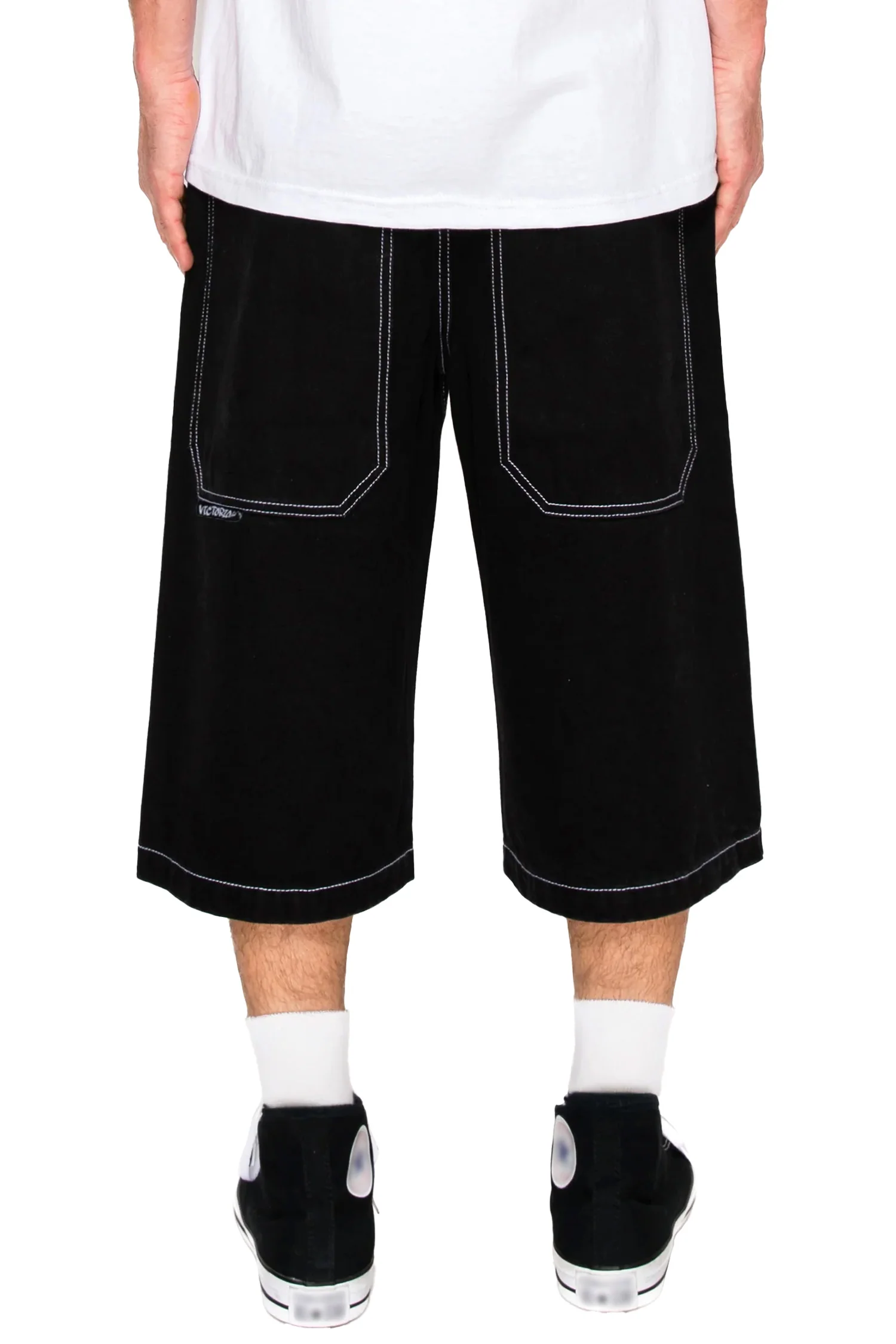 Men's Ultra Baggy Y2K Denim Jorts - Image 10