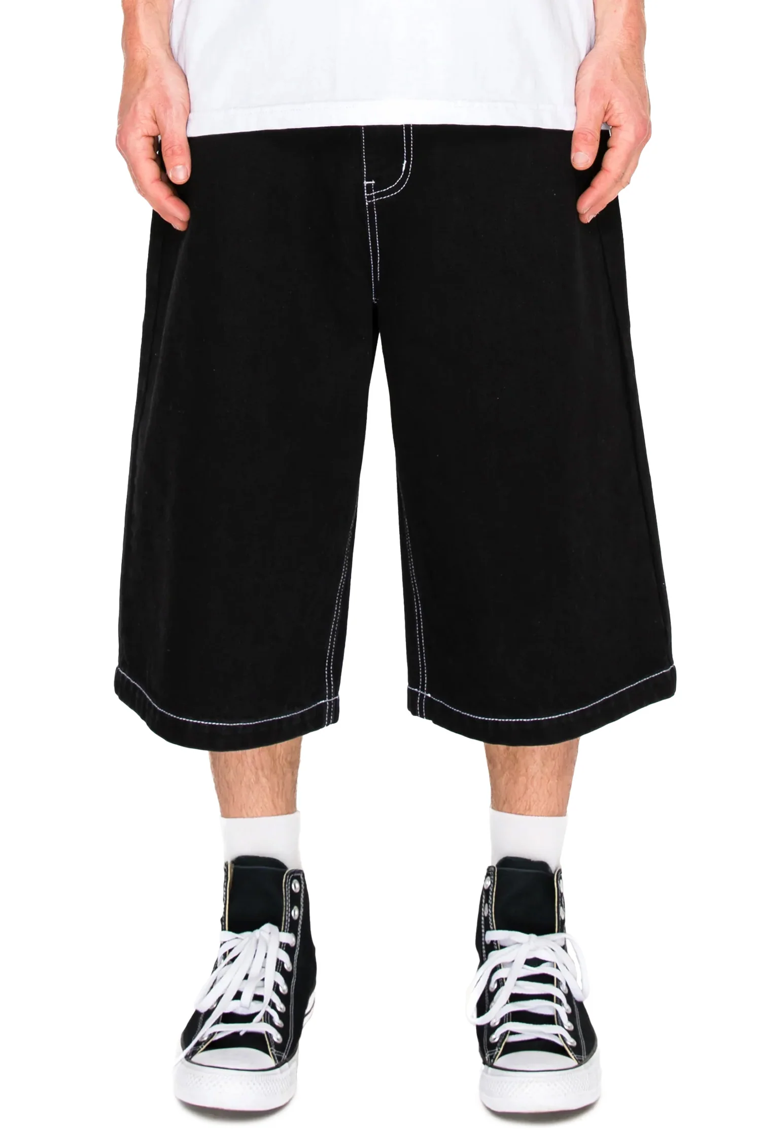 Men's Ultra Baggy Y2K Denim Jorts - Image 7