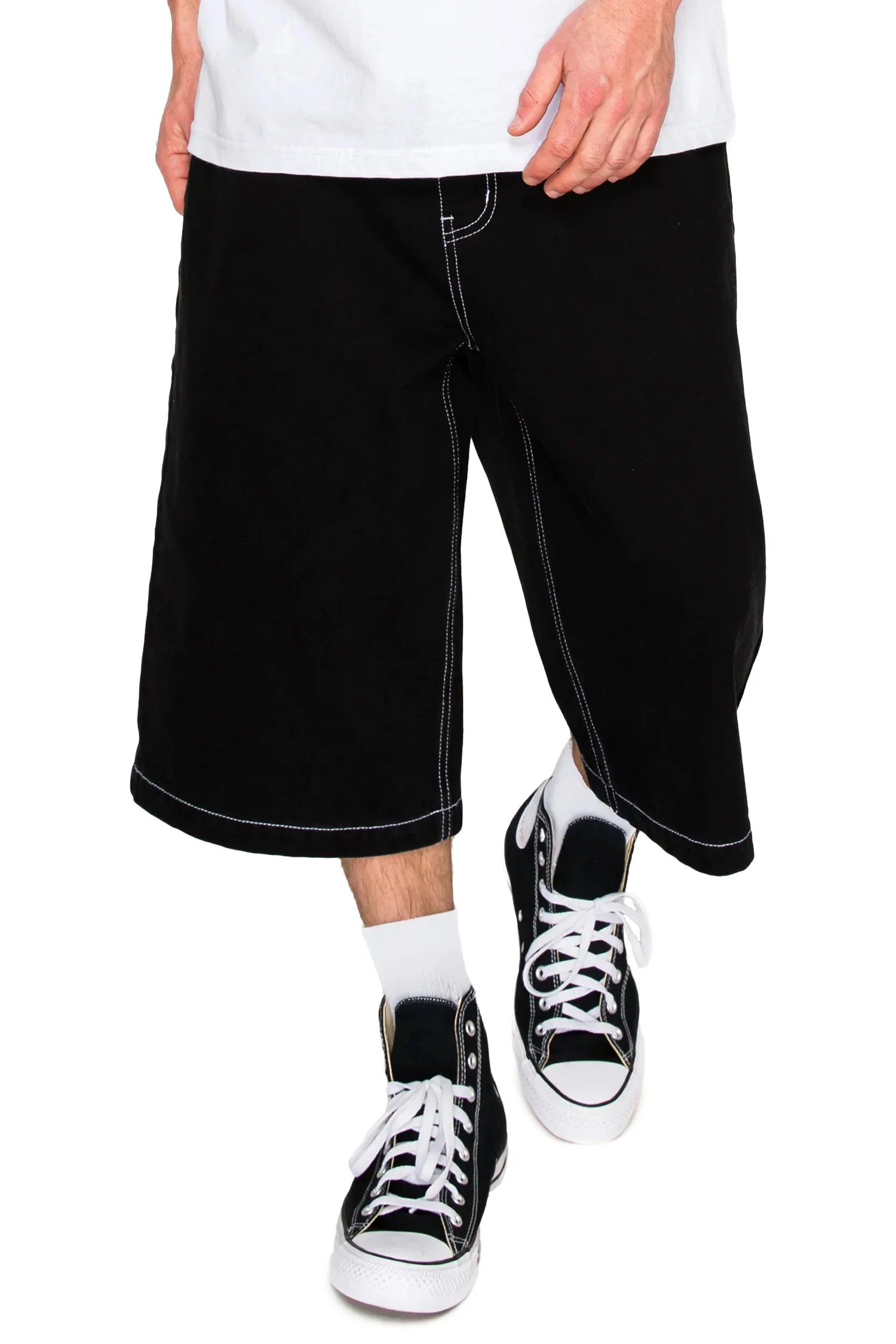 Men's Ultra Baggy Y2K Denim Jorts - Image 8