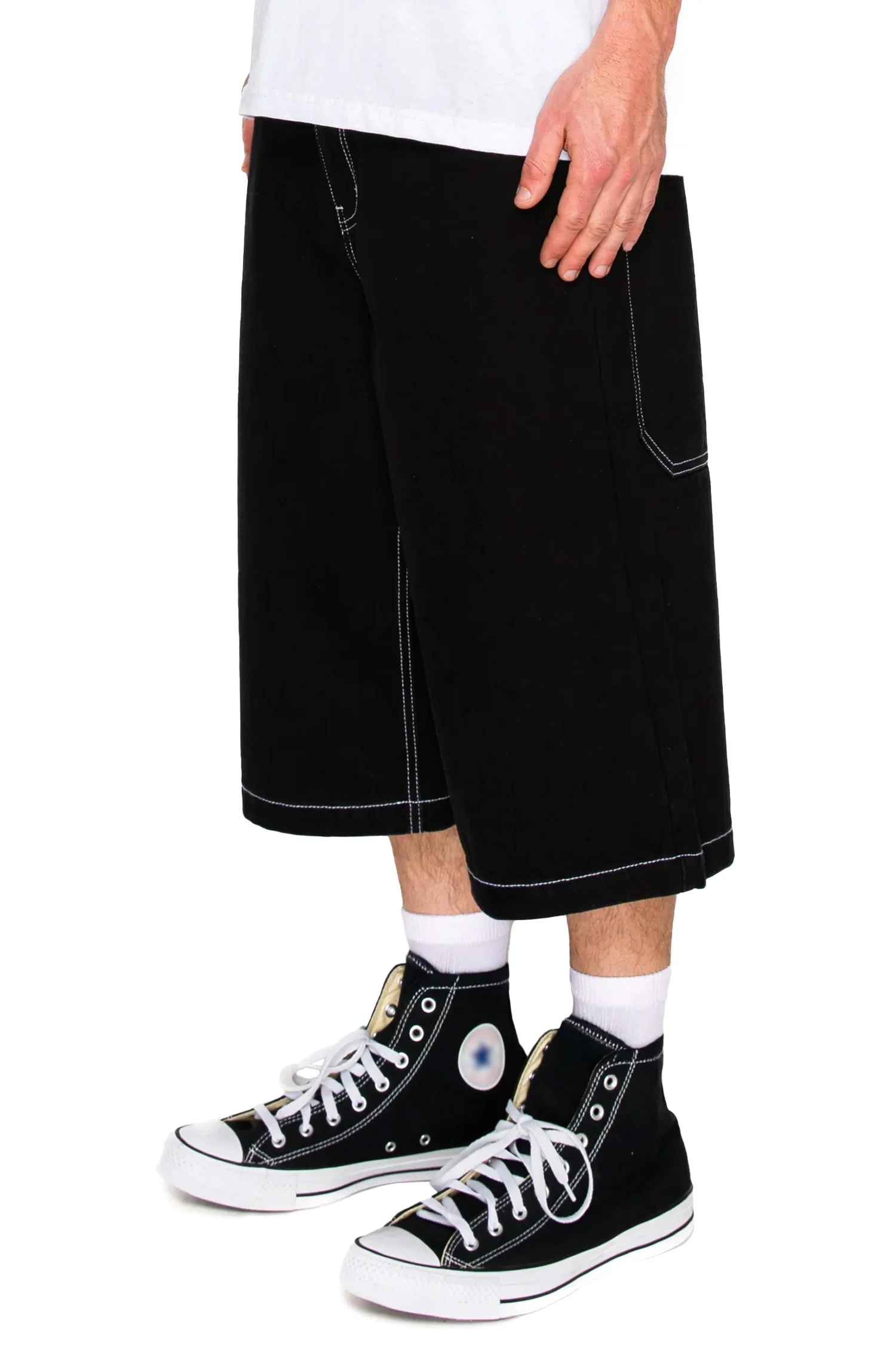Men's Ultra Baggy Y2K Denim Jorts - Image 9