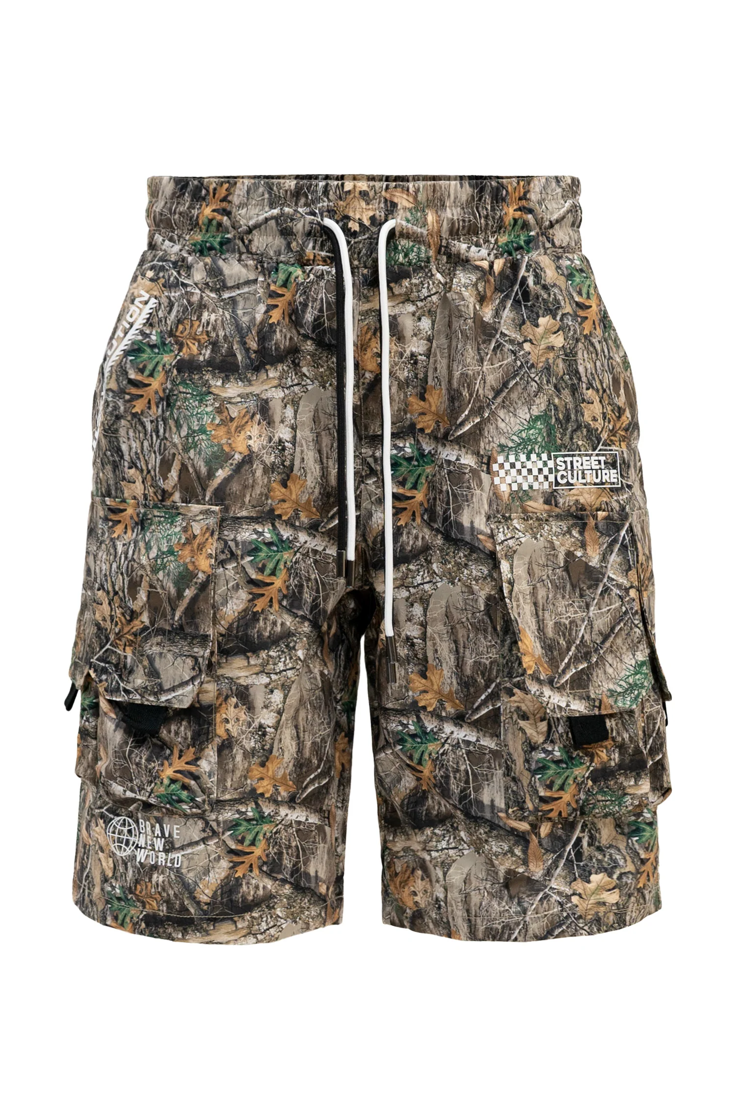Men's Utility Camo Crop Over Shirt & Shorts Set - Image 11