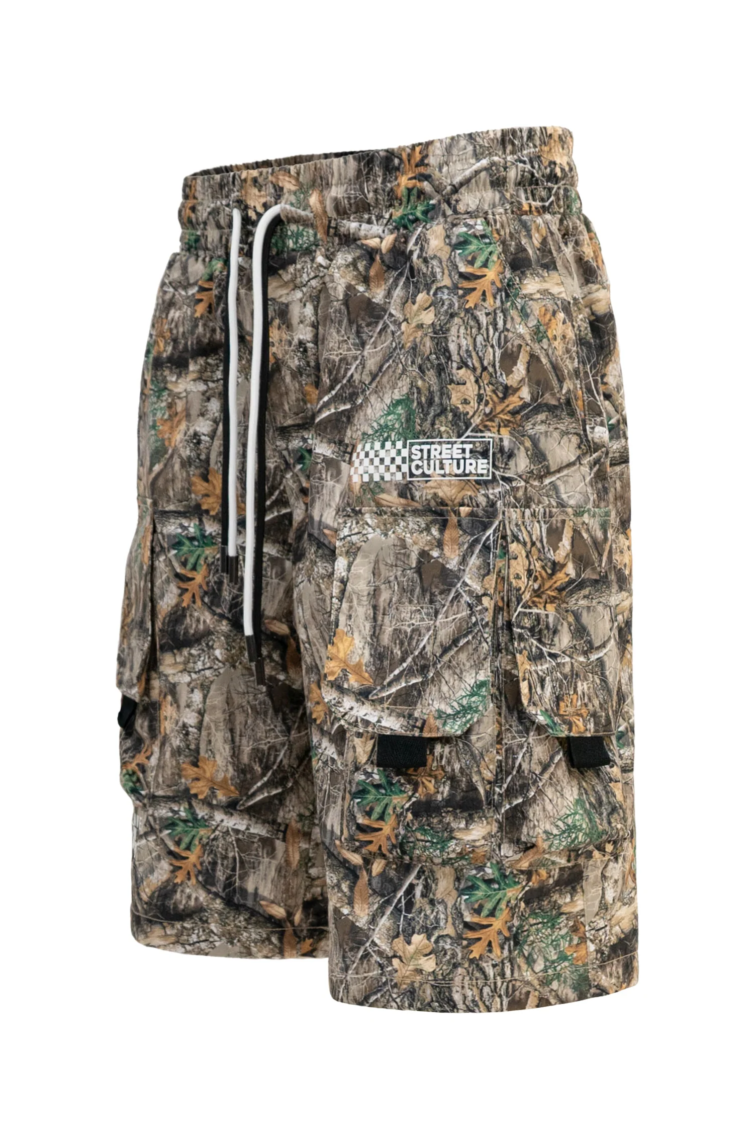 Men's Utility Camo Crop Over Shirt & Shorts Set - Image 12