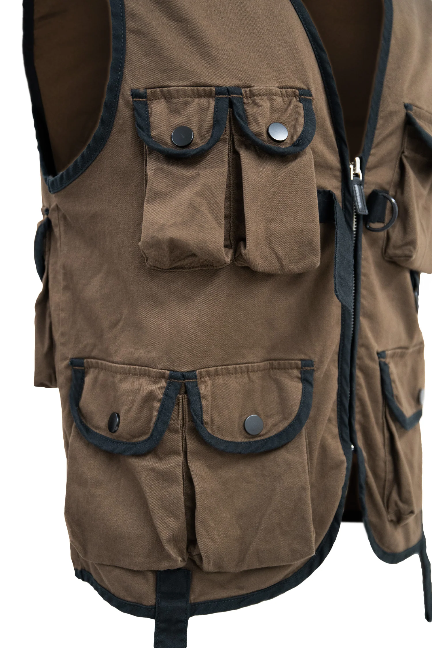 Men's Woven Multi Cargo Pocket Utility Vest - Image 11