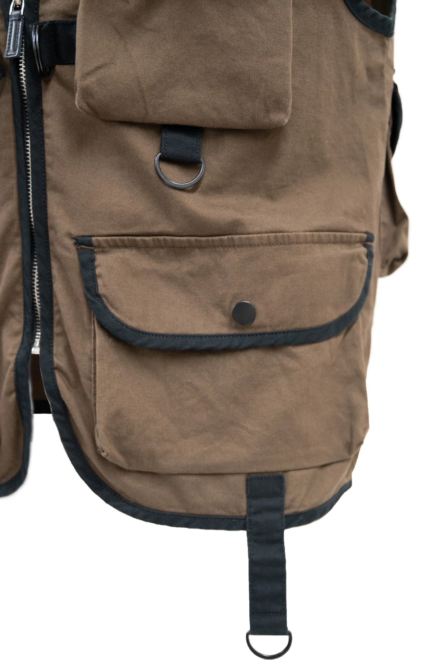 Men's Woven Multi Cargo Pocket Utility Vest - Image 12