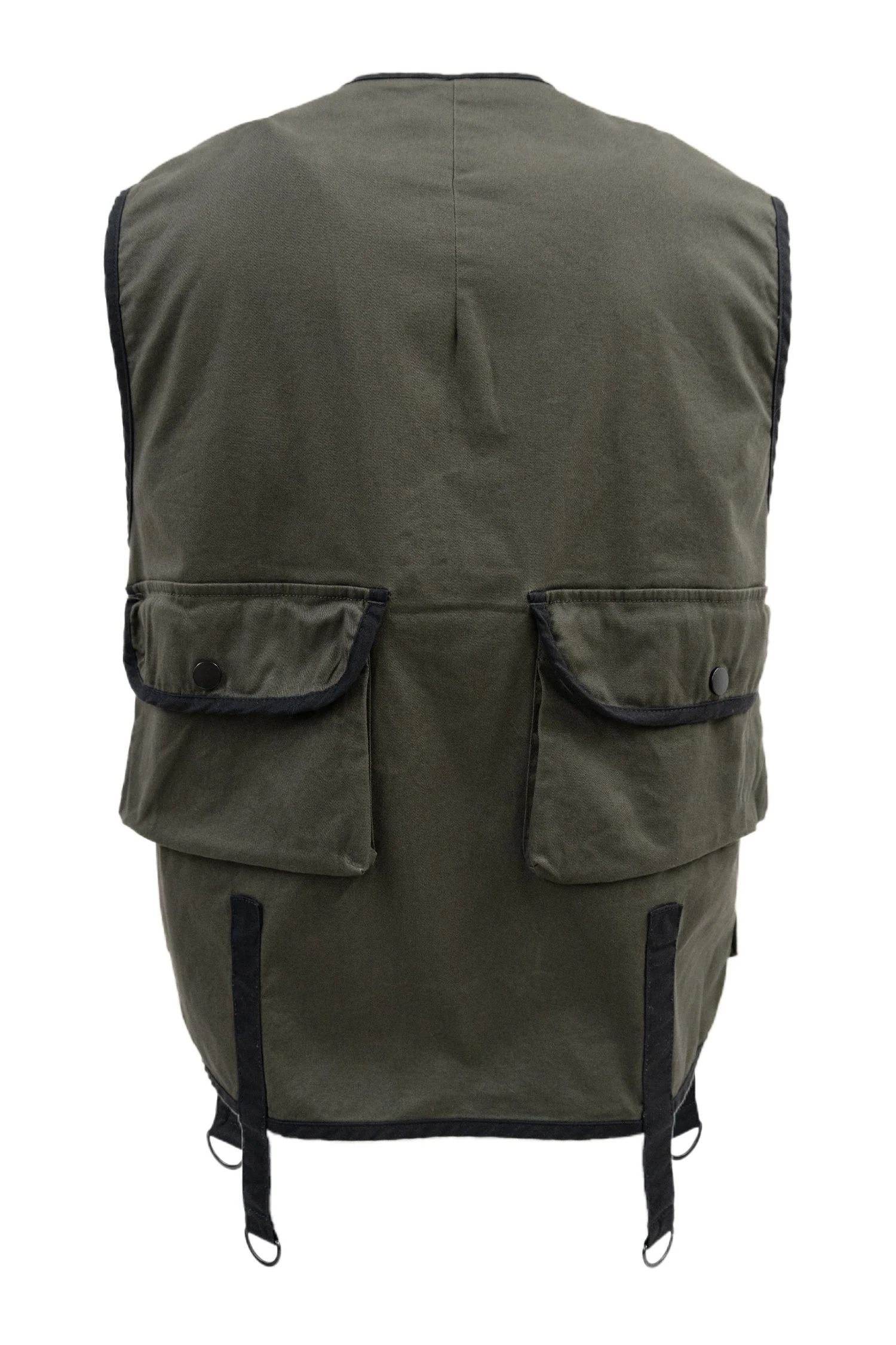 Men's Woven Multi Cargo Pocket Utility Vest - Image 4