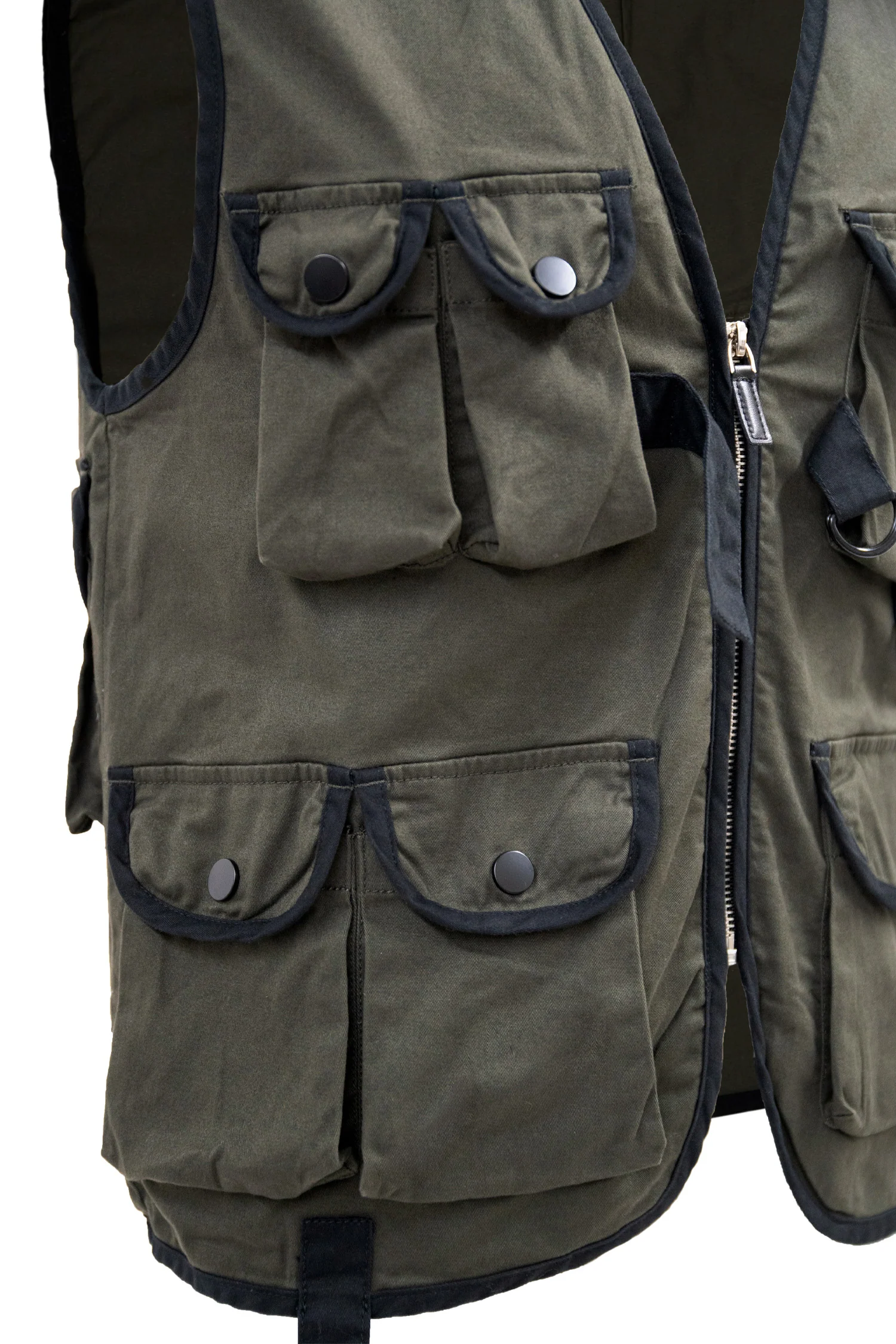 Men's Woven Multi Cargo Pocket Utility Vest - Image 5