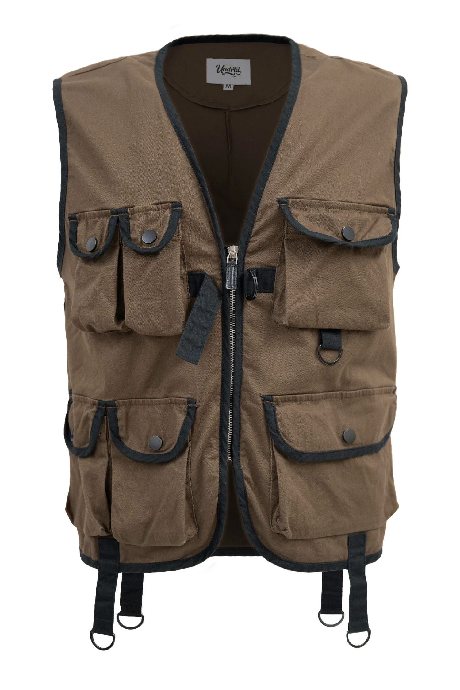 Men's Woven Multi Cargo Pocket Utility Vest - Image 7