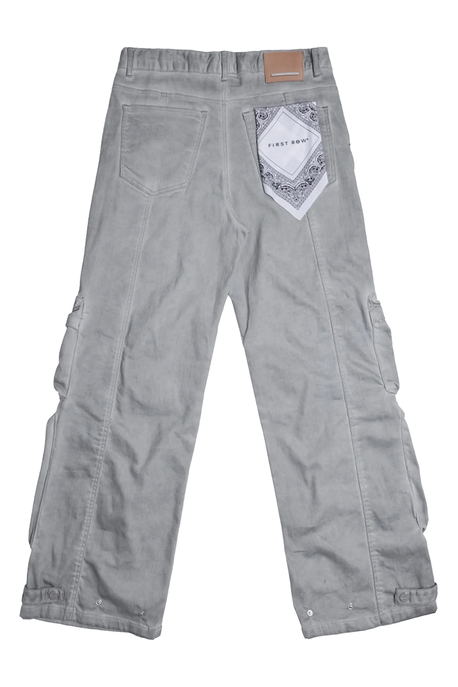 Men's Y2k Wide Fit Utility Cargo Baggy Denim Pants - Image 6