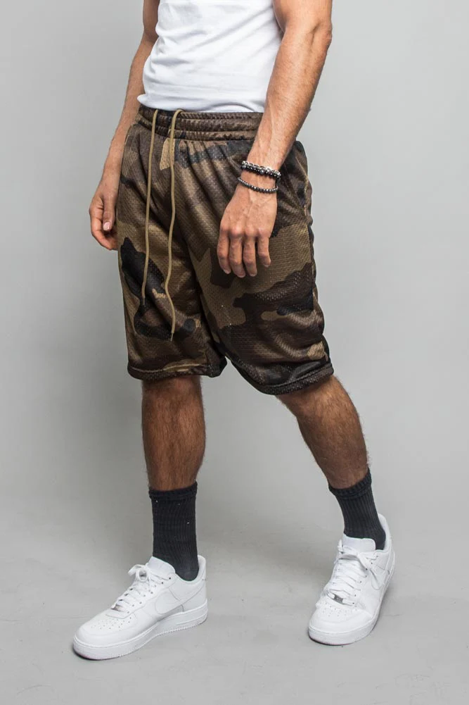 Basic Mesh Basketball Shorts - Image 10