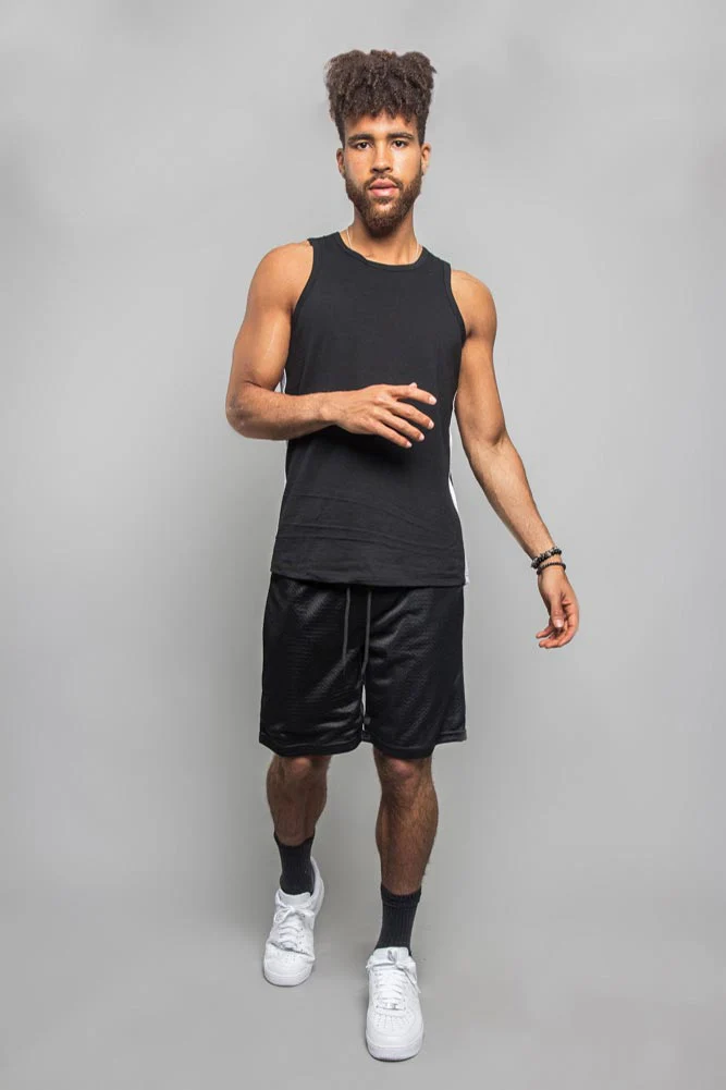 Basic Mesh Basketball Shorts - Image 4