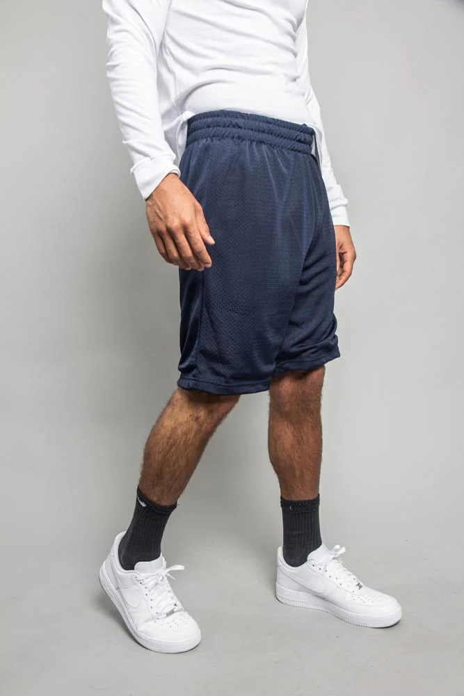 Basic Mesh Basketball Shorts - Image 6