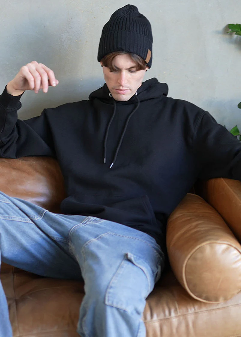 Pullover Hoodie with Metal Eyelets - Image 20