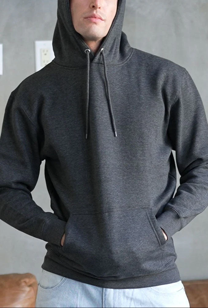 Pullover Hoodie with Metal Eyelets - Image 4