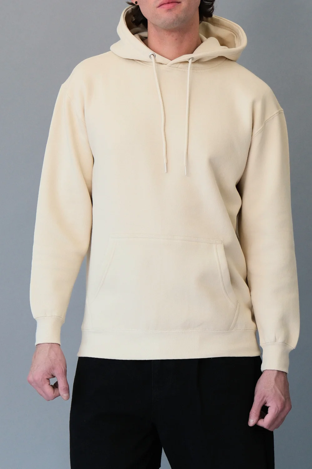 Pullover Hoodie with Metal Eyelets - Image 9