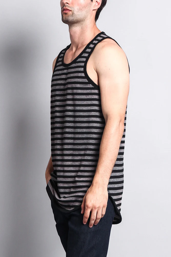 Mineral Wash Stripe Tank-Top - Image 12