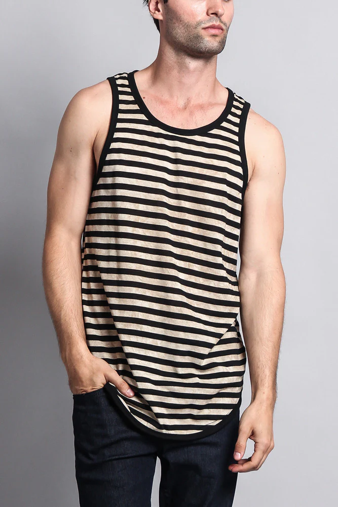 Mineral Wash Stripe Tank-Top - Image 16