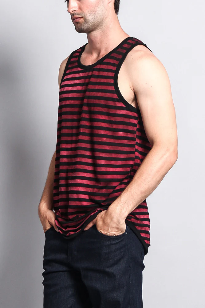 Mineral Wash Stripe Tank-Top - Image 3