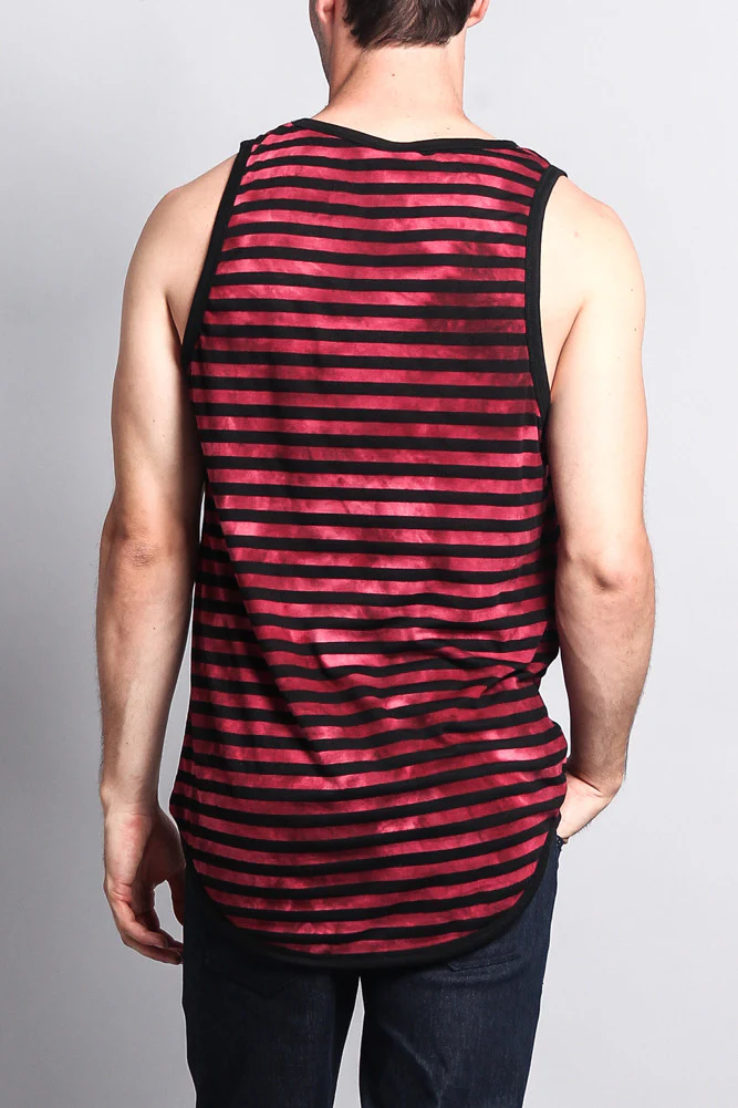 Mineral Wash Stripe Tank-Top - Image 4