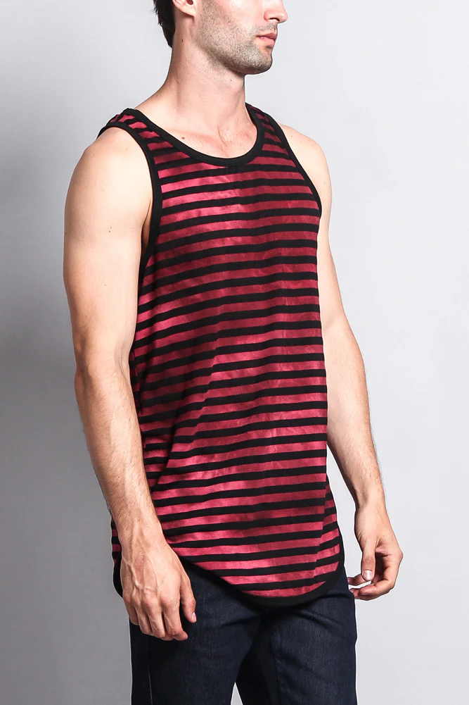 Mineral Wash Stripe Tank-Top - Image 5