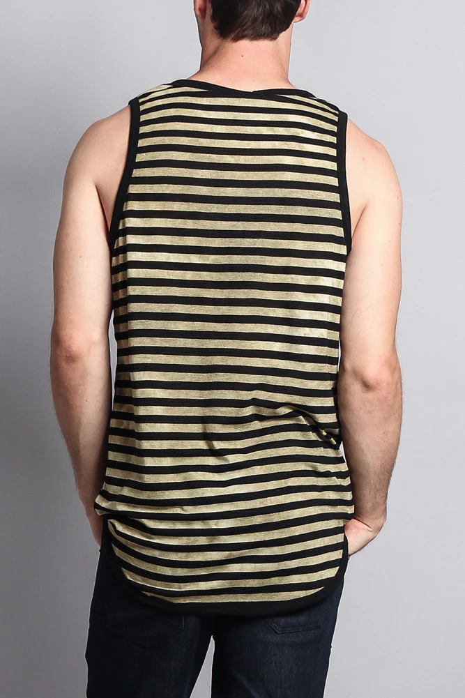 Mineral Wash Stripe Tank-Top - Image 8