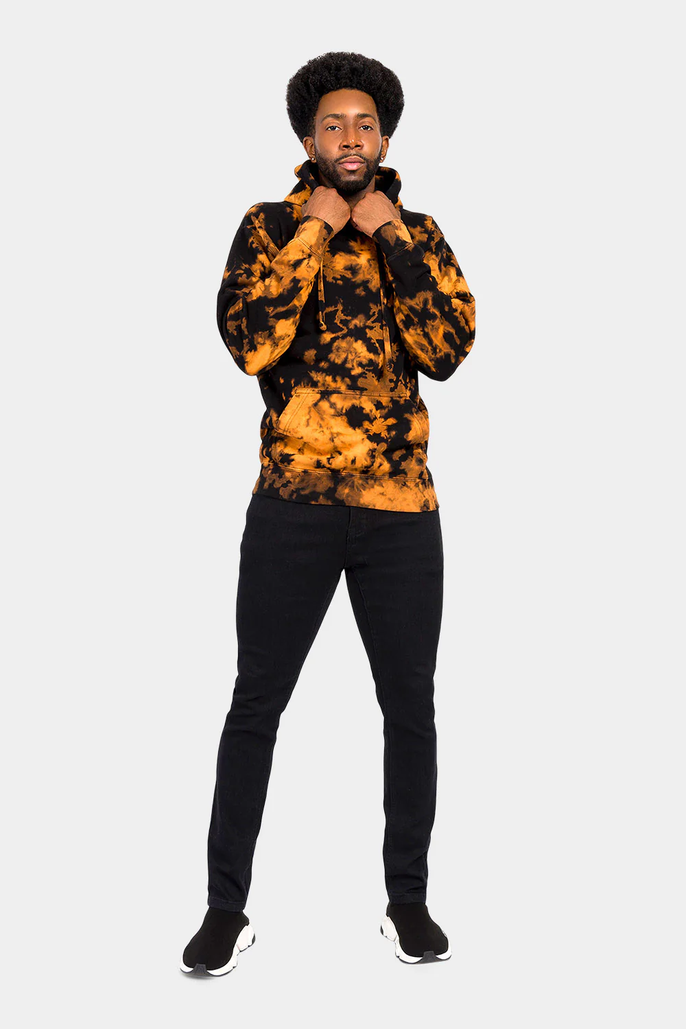 Mineral Wash Tie-Dye Pullover Hoodie - Image 10
