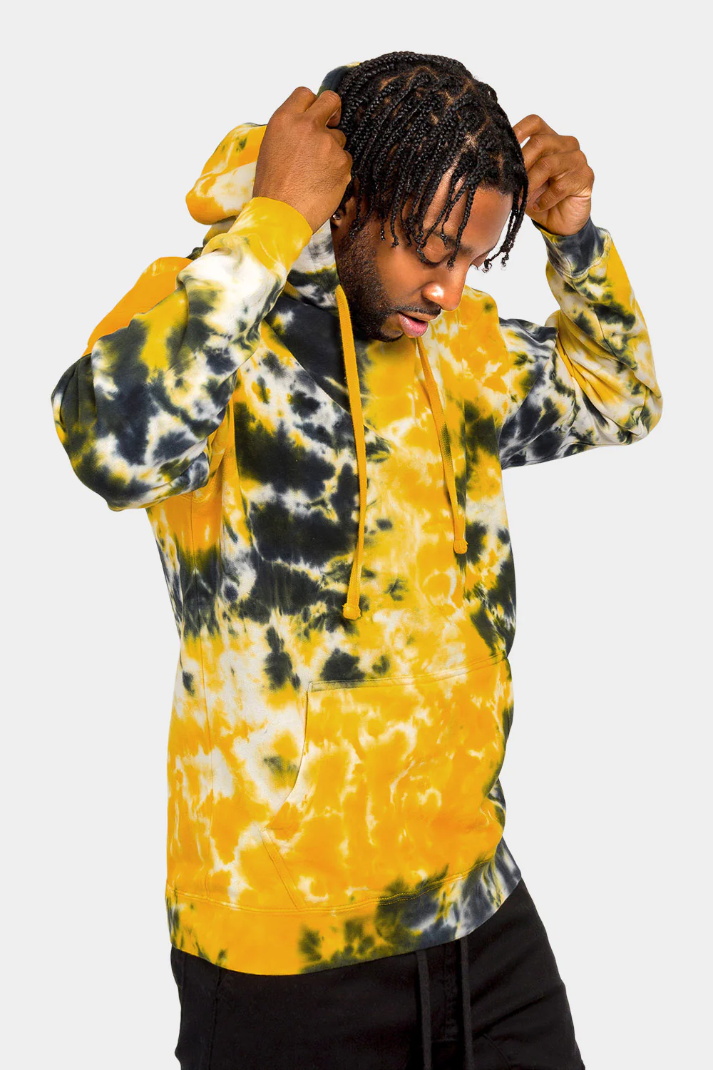 Mineral Wash Tie-Dye Pullover Hoodie - Image 14
